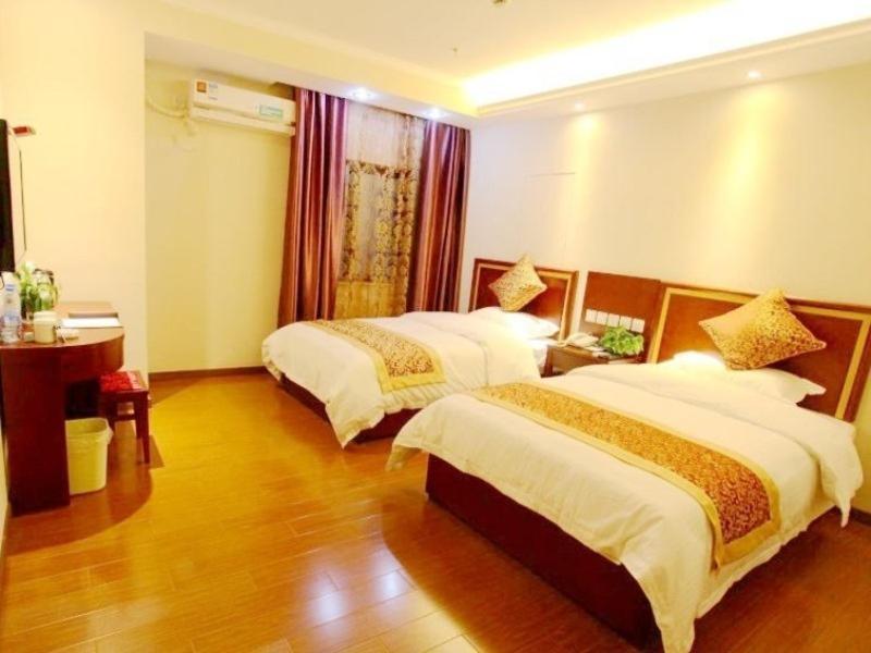 Greentree Inn Shanghai Hongqiao Metro Station Express Hotel Exterior foto
